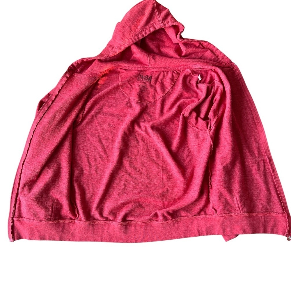 Vintage 1995 NBA Toronto Raptors Red Hoodie Sweatshirt - Picture 4 of 7